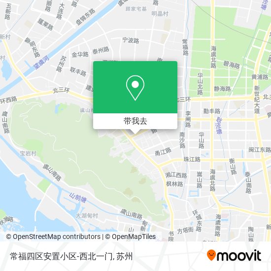 常福四区安置小区-西北一门地图