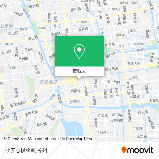 小开心棋牌室地图