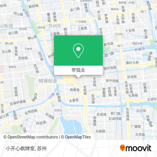 小开心棋牌室地图