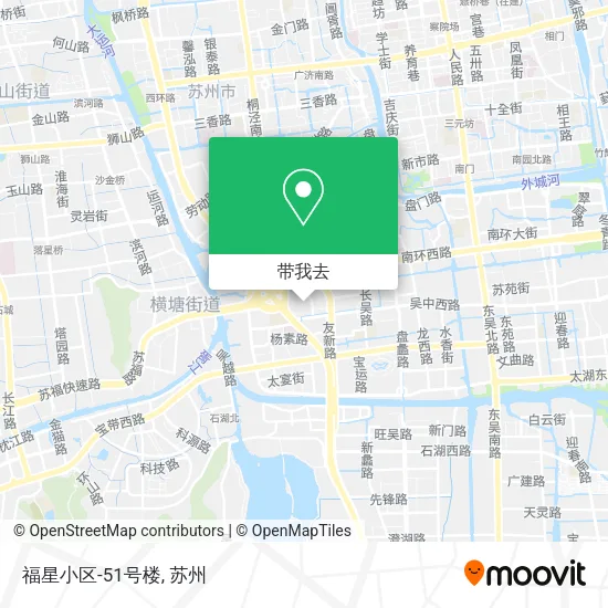 福星小区-51号楼地图