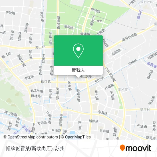 帽牌货冒菜(新欧尚店)地图