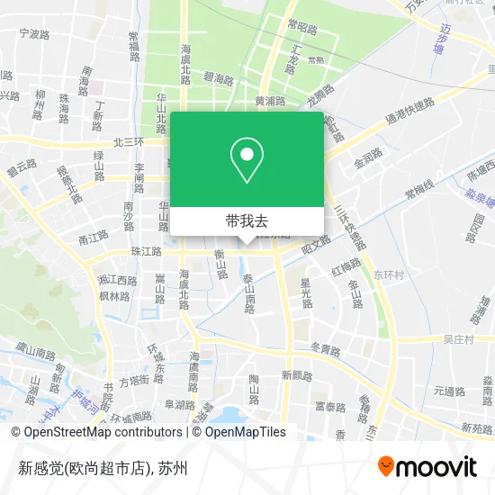 新感觉(欧尚超市店)地图