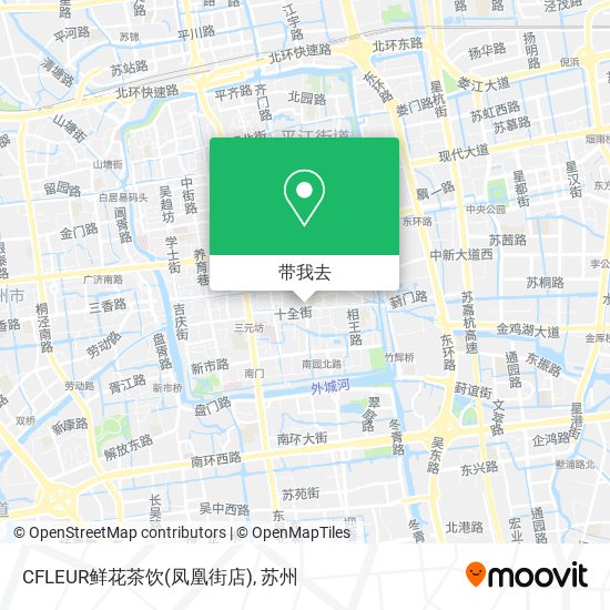 CFLEUR鲜花茶饮(凤凰街店)地图