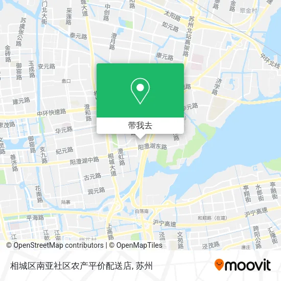 相城区南亚社区农产平价配送店地图