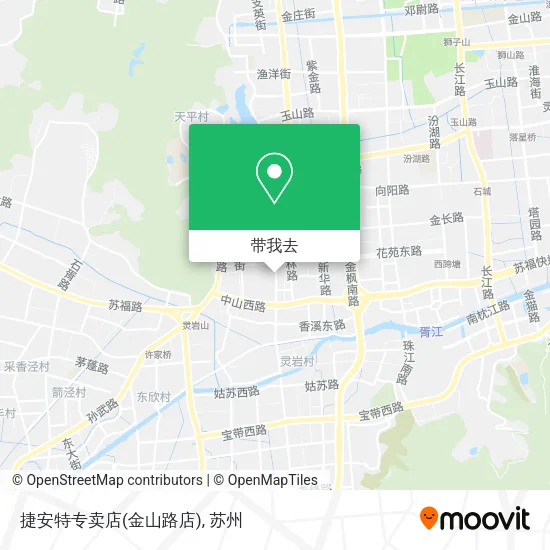 捷安特专卖店(金山路店)地图