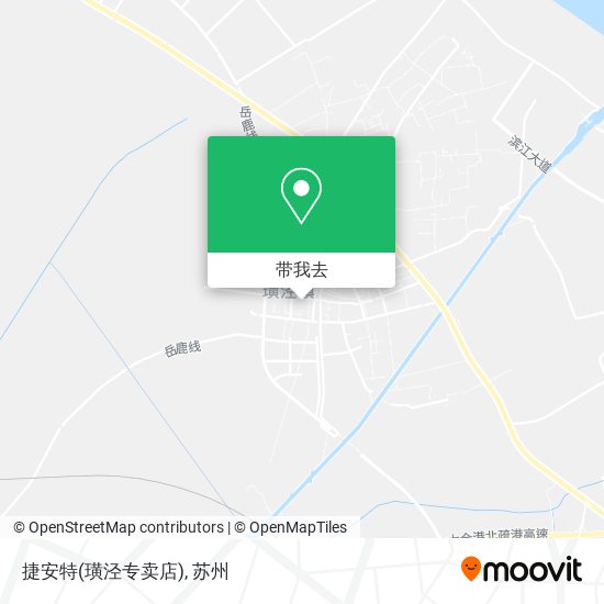 捷安特(璜泾专卖店)地图