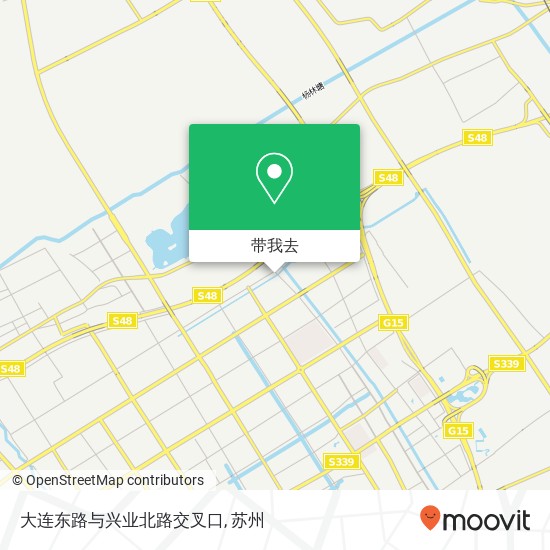 大连东路与兴业北路交叉口地图