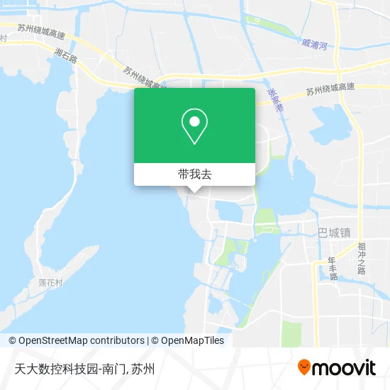 天大数控科技园-南门地图