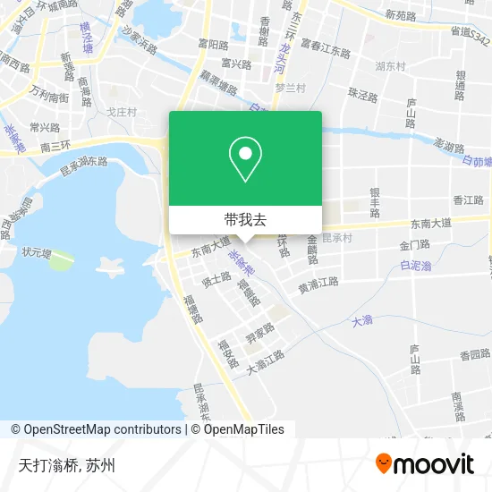 天打滃桥地图