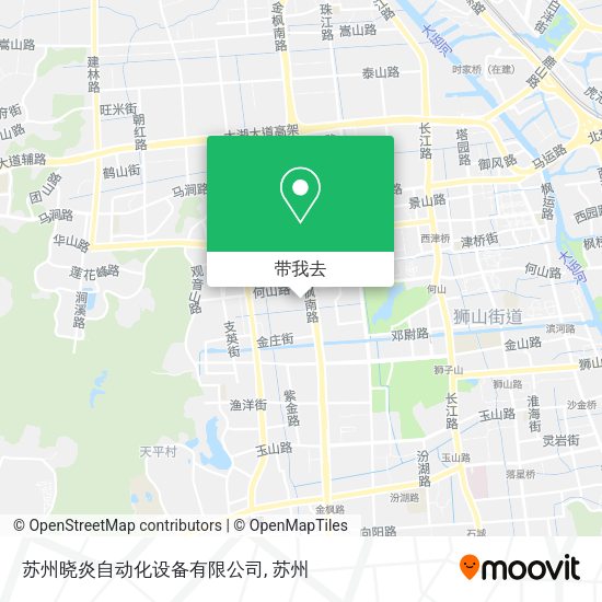 苏州晓炎自动化设备有限公司地图