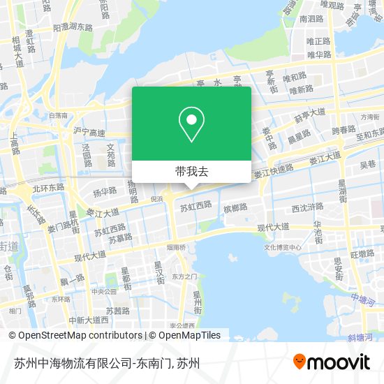 苏州中海物流有限公司-东南门地图