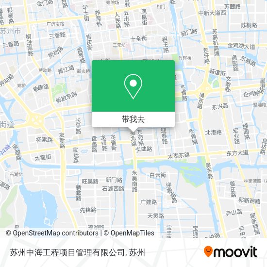 苏州中海工程项目管理有限公司地图