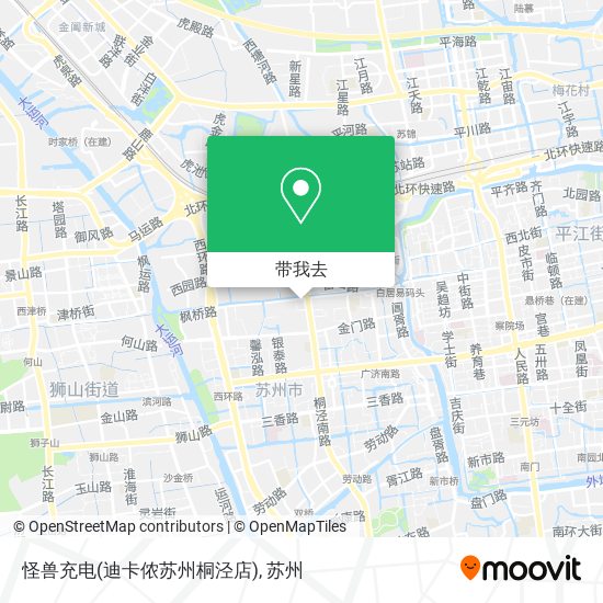 怪兽充电(迪卡侬苏州桐泾店)地图