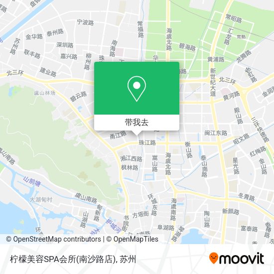 柠檬美容SPA会所(南沙路店)地图