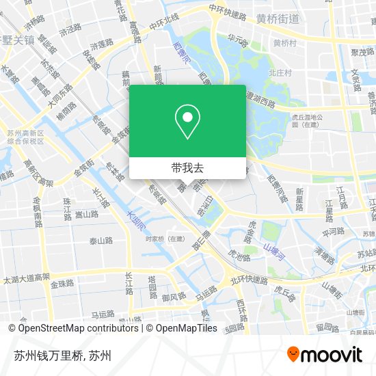 苏州钱万里桥地图