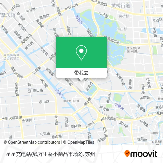 星星充电站(钱万里桥小商品市场2)地图