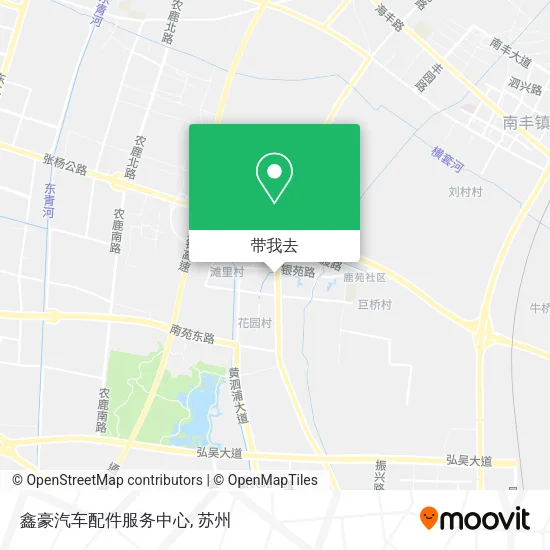 鑫豪汽车配件服务中心地图