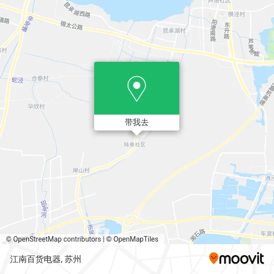 江南百货电器地图