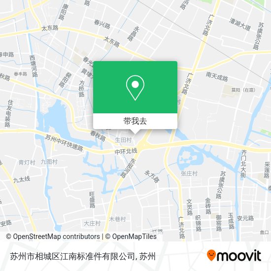 苏州市相城区江南标准件有限公司地图