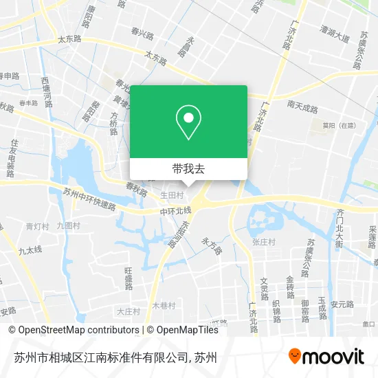 苏州市相城区江南标准件有限公司地图