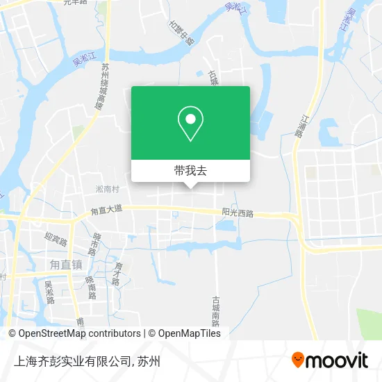 上海齐彭实业有限公司地图