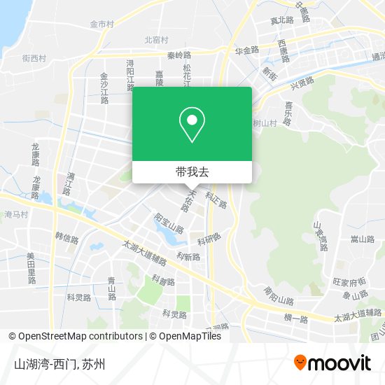 山湖湾-西门地图