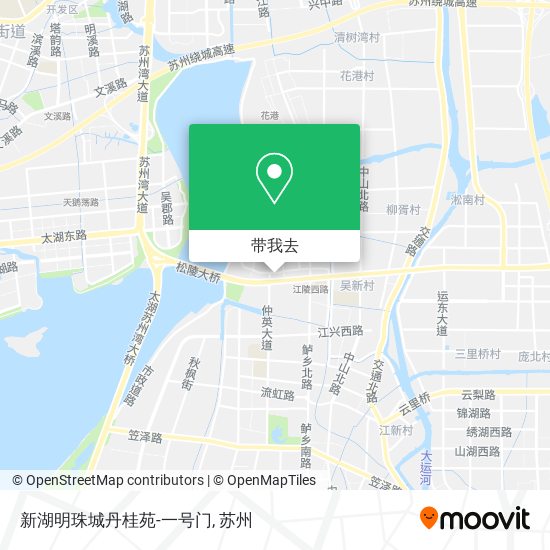 新湖明珠城丹桂苑-一号门地图
