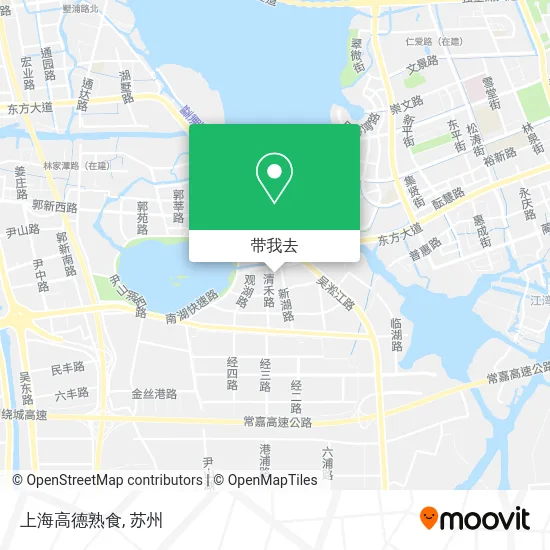 上海高德熟食地图