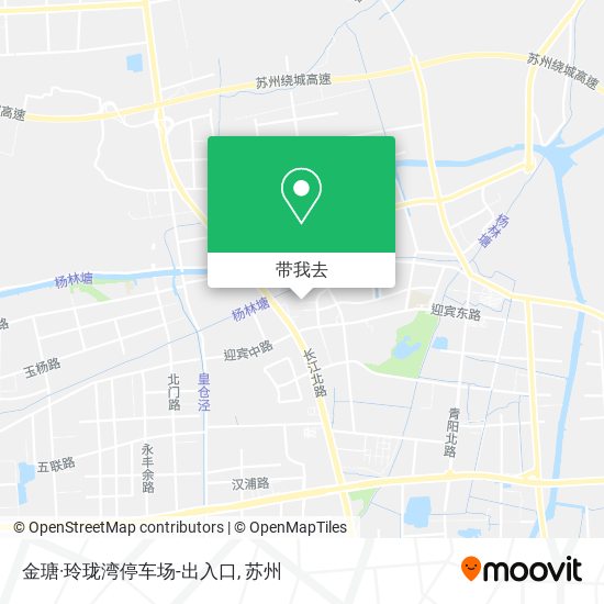 金瑭·玲珑湾停车场-出入口地图