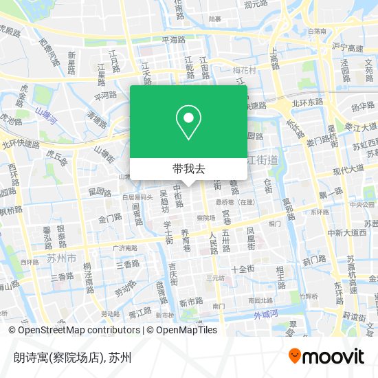 朗诗寓(察院场店)地图