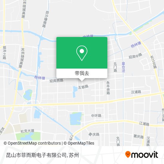 昆山市菲而斯电子有限公司地图