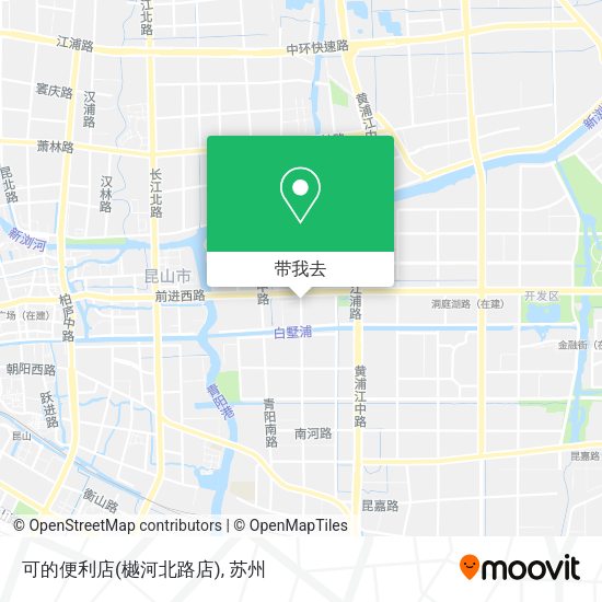 可的便利店(樾河北路店)地图