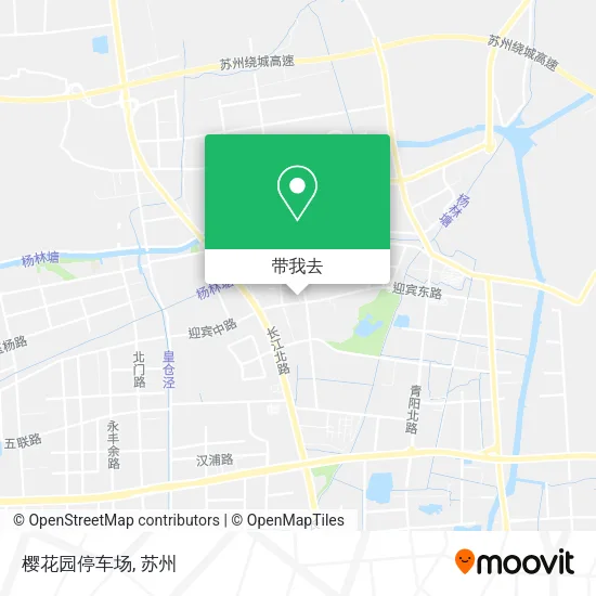 樱花园停车场地图