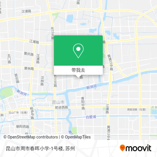 昆山市周市春晖小学-1号楼地图