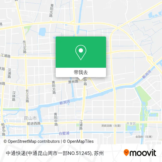 中通快递(中通昆山周市一部NO.51245)地图