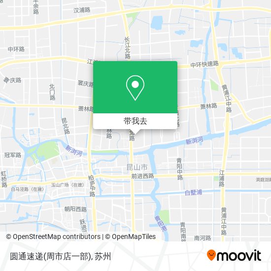 圆通速递(周市店一部)地图