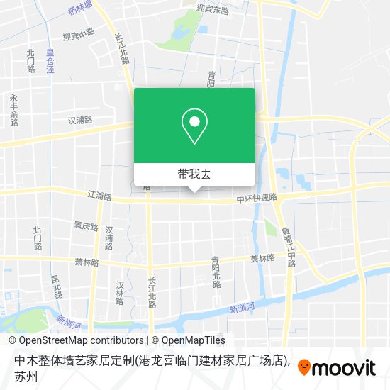 中木整体墙艺家居定制(港龙喜临门建材家居广场店)地图