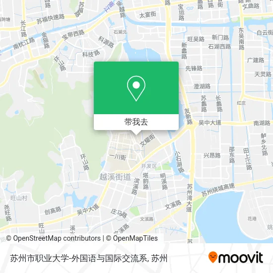 苏州市职业大学-外国语与国际交流系地图