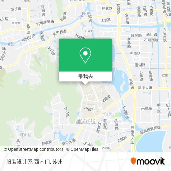 服装设计系-西南门地图