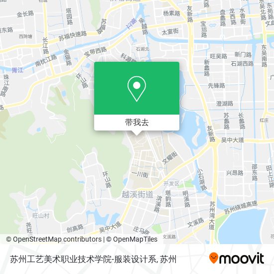 苏州工艺美术职业技术学院-服装设计系地图