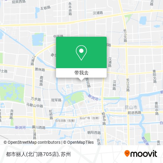 都市丽人(北门路705店)地图