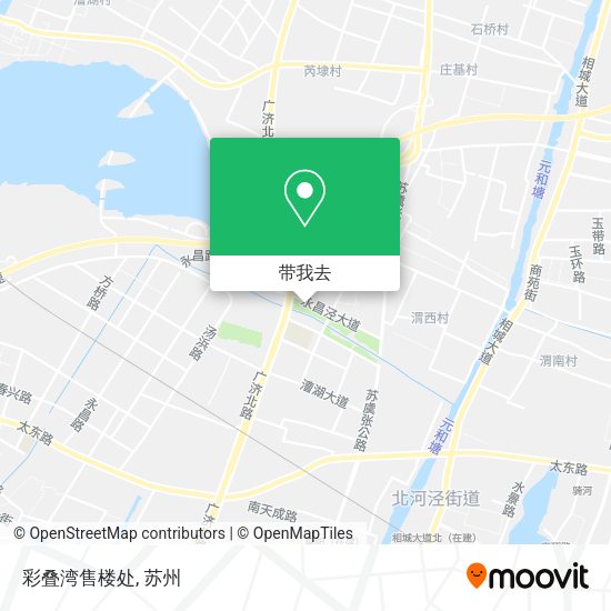 彩叠湾售楼处地图