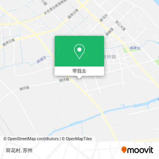 荷花村地图