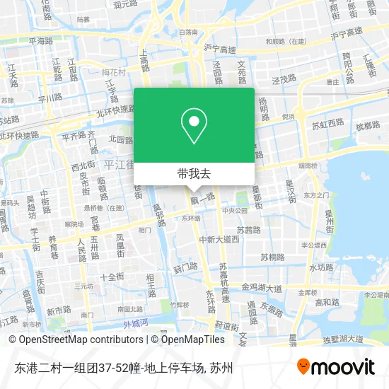 东港二村一组团37-52幢-地上停车场地图