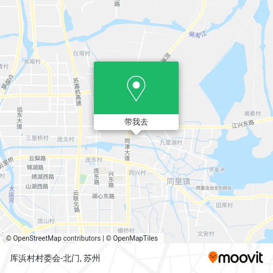 厍浜村村委会-北门地图