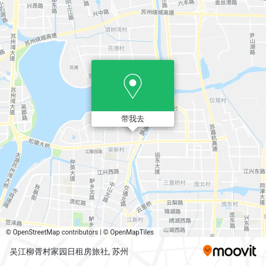 吴江柳胥村家园日租房旅社地图