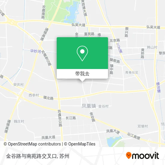 金谷路与南苑路交叉口地图