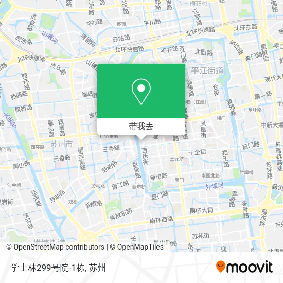 学士林299号院-1栋地图