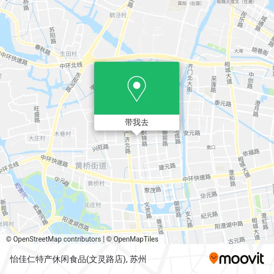 怡佳仁特产休闲食品(文灵路店)地图