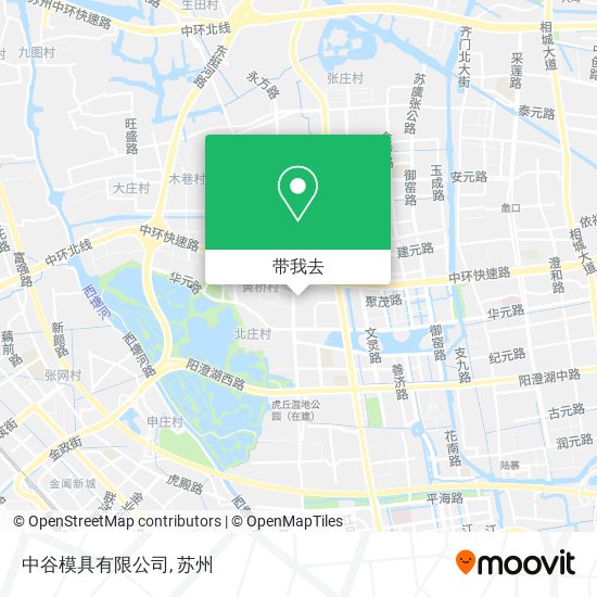 中谷模具有限公司地图